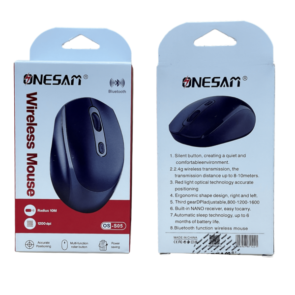 ONESAM Wireless Mouse 2.4G Optical Mouse for Laptop & PC