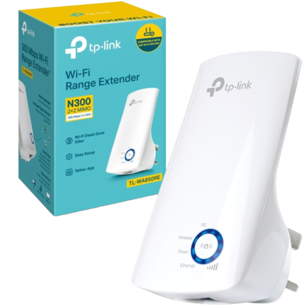 TP-Link N300 WiFi Range Extender WA850RE – RETP850