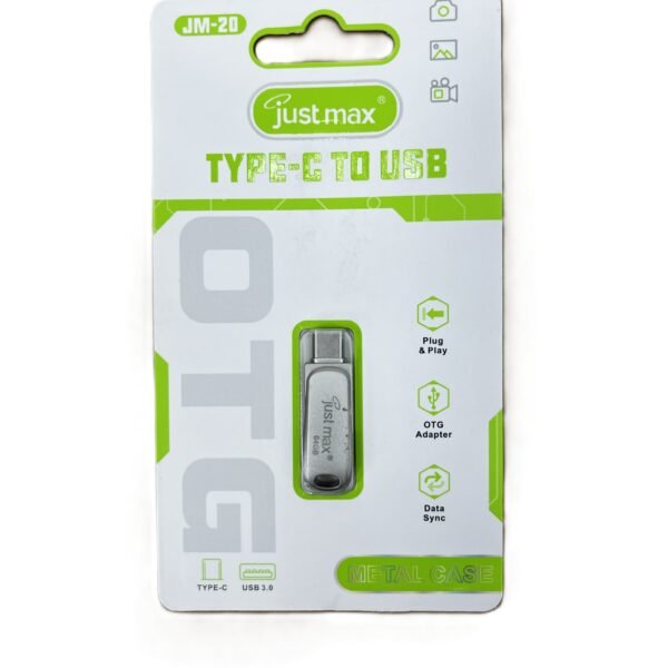 USB C TO USB FLASH DRIVE 128GB JUST MAX JM20-JM16