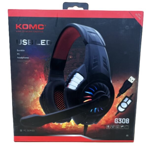 HEADSET USB KOMC G308-WAN6