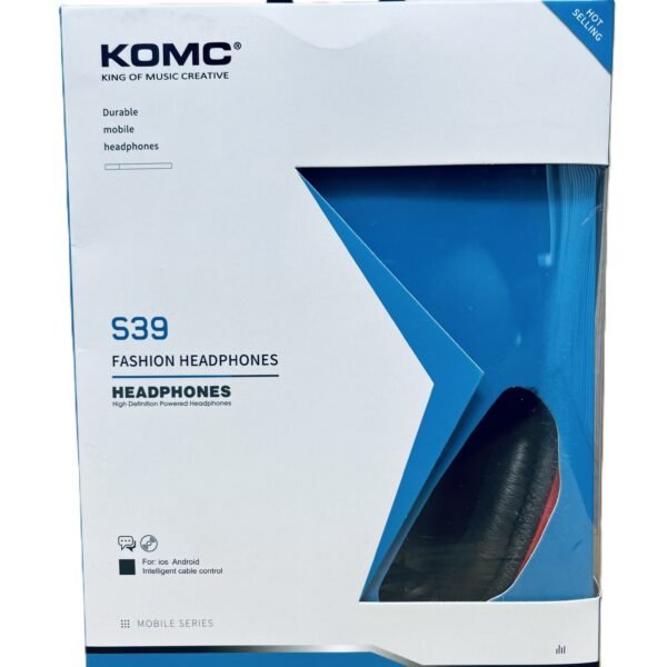 HEADSET WIRED KOMC S39-KMC2