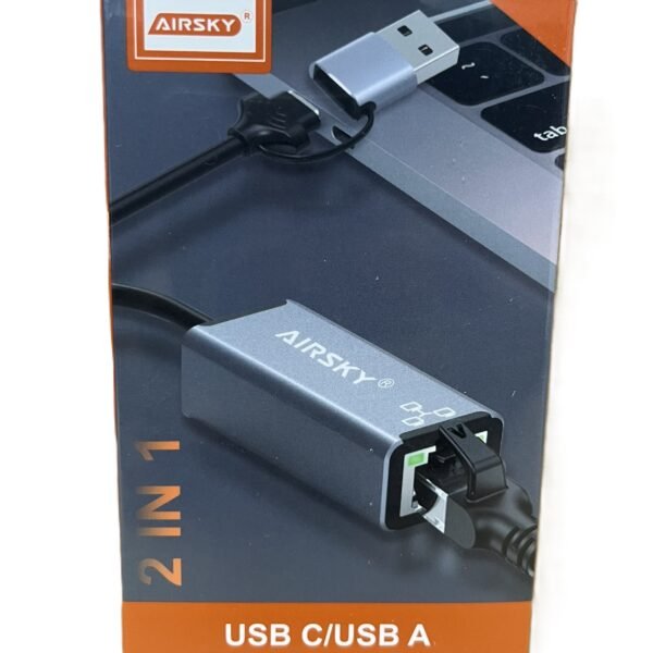 ADAPTER ETHERNET 2 IN 1 HC72S-KLN109