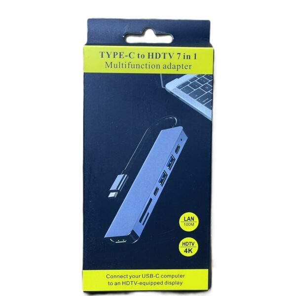 TYPE C-USB HDMI CONVERTER 7IN1 4K EXTREME-FTT30