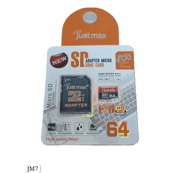 MICRO SD CARD JUST MAX 64GB-JM7